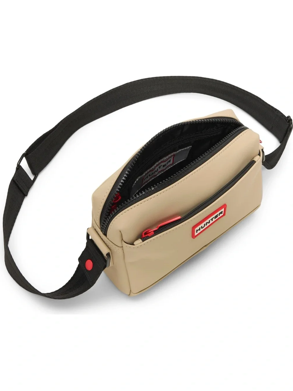 Hunter beige crossbody